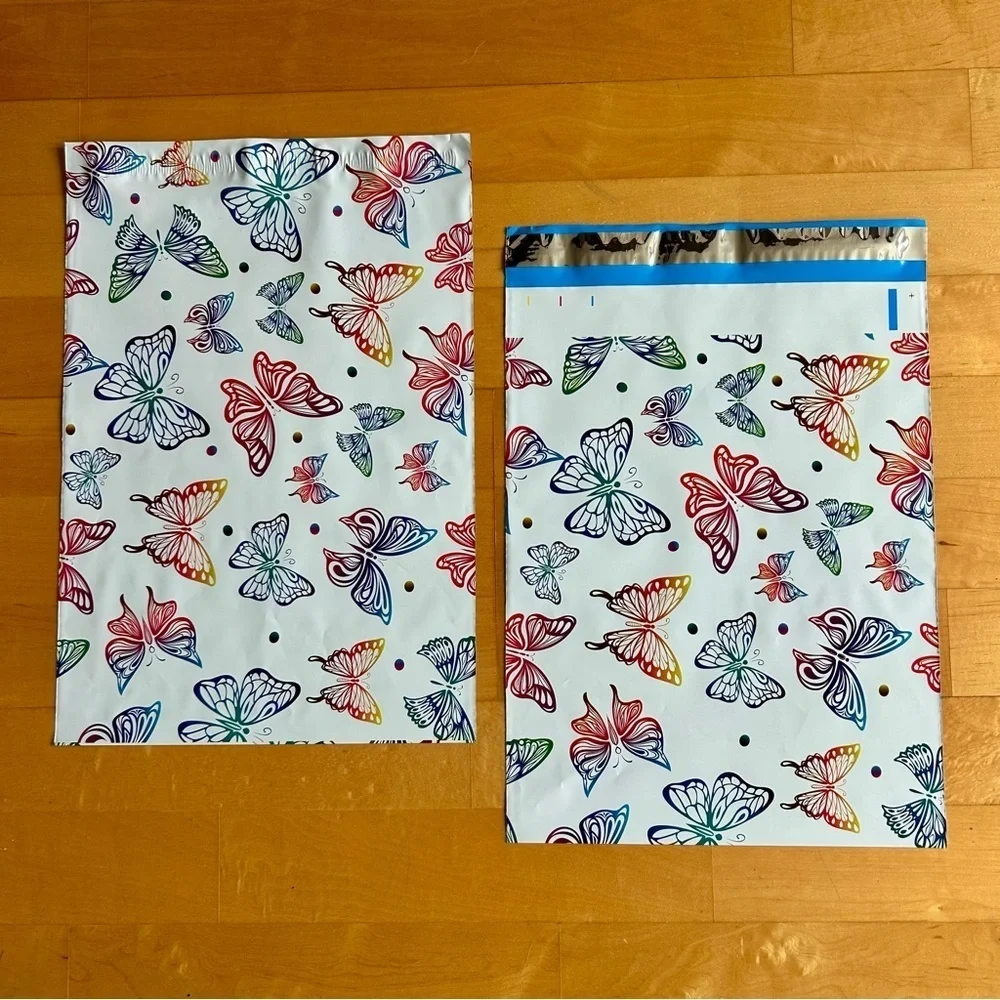 10 Count - 10x13 Polymailers (MULTICOLOR BUTTERFLIES)